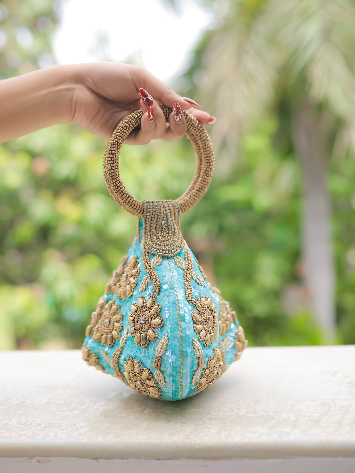 Turquoise Flora