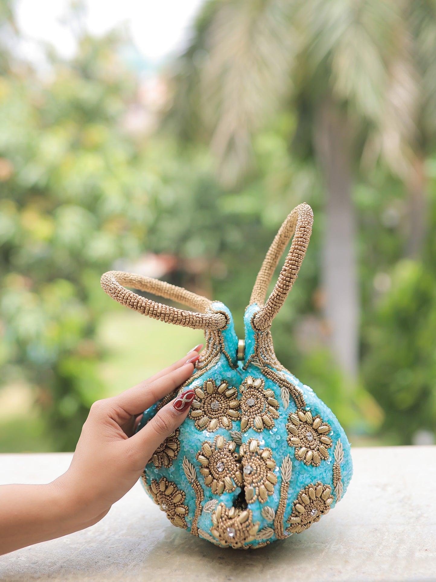 Turquoise Flora