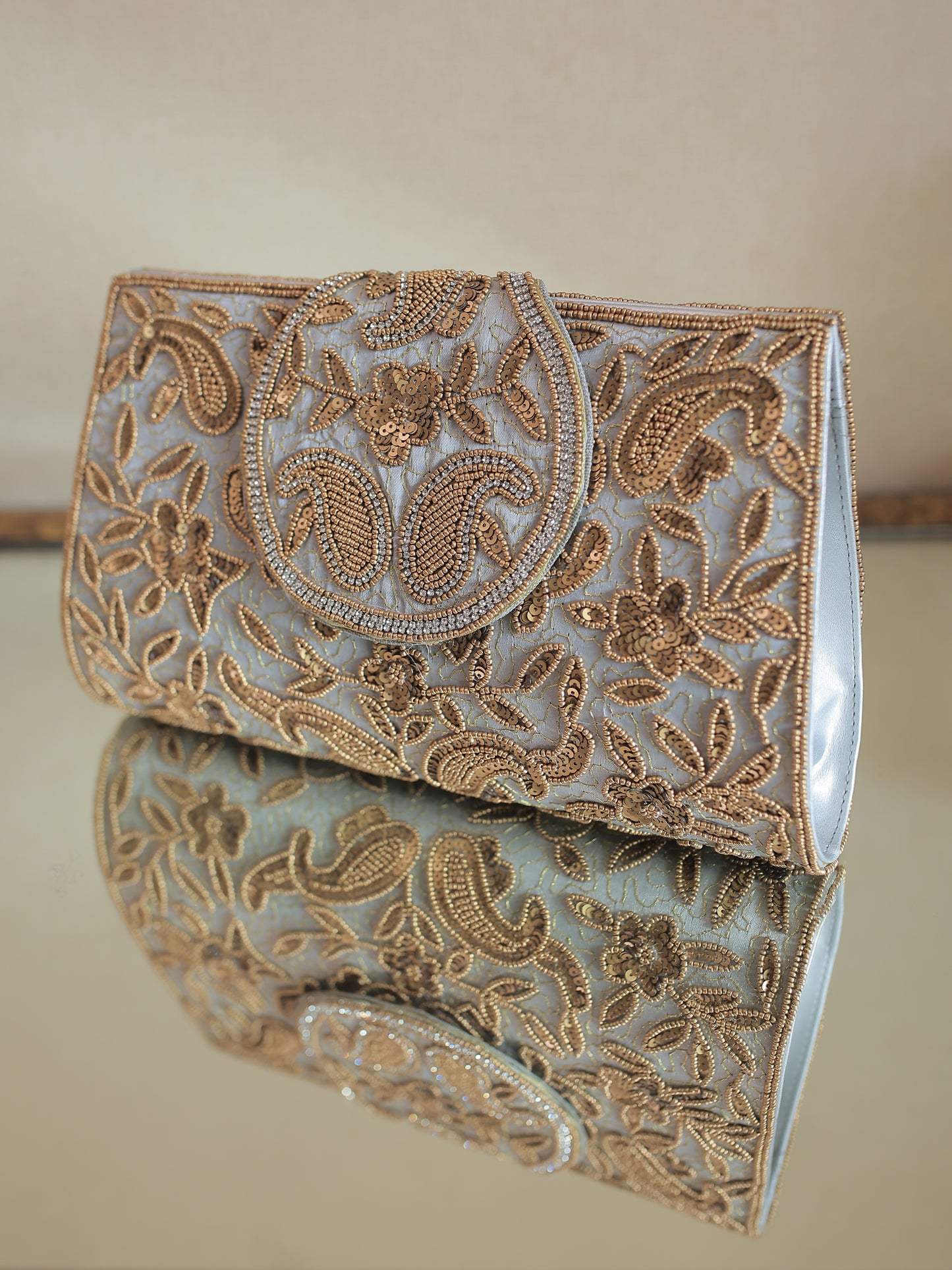 Paisley Drift (Grey Large)