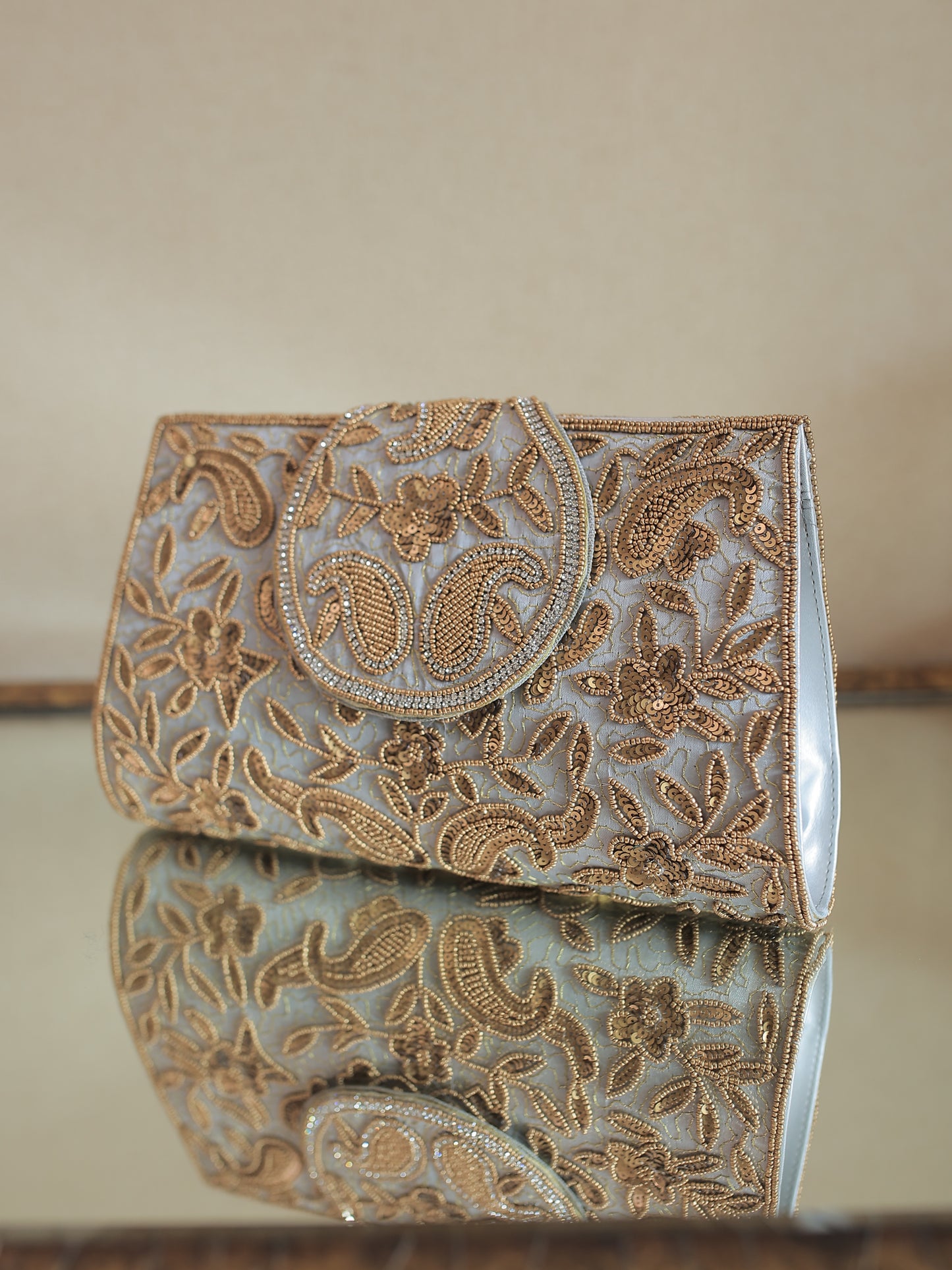 Paisley Drift (Grey Large)