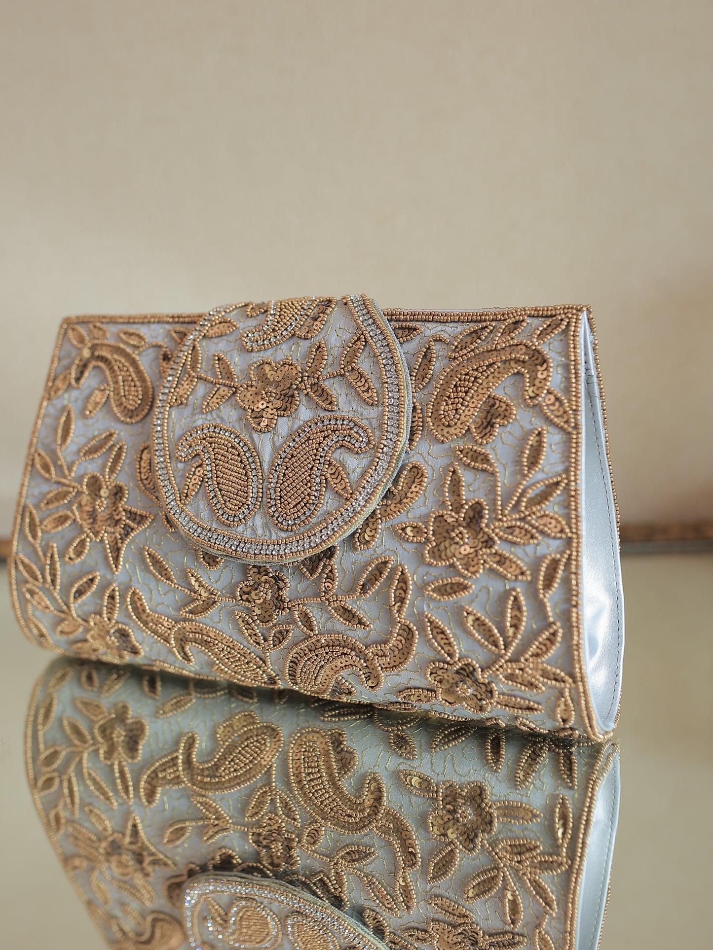 Paisley Drift (Grey Large)