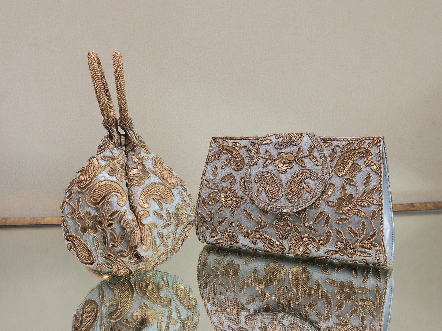 Paisley Drift (Grey Large)