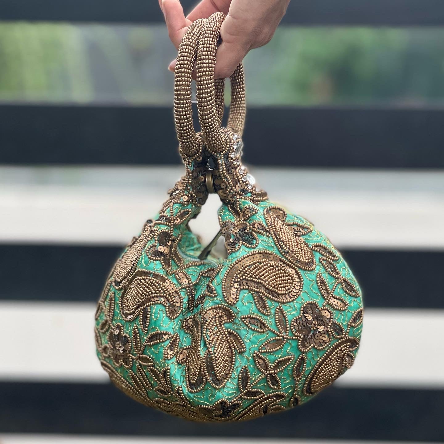 Mehfil Teal Potli
