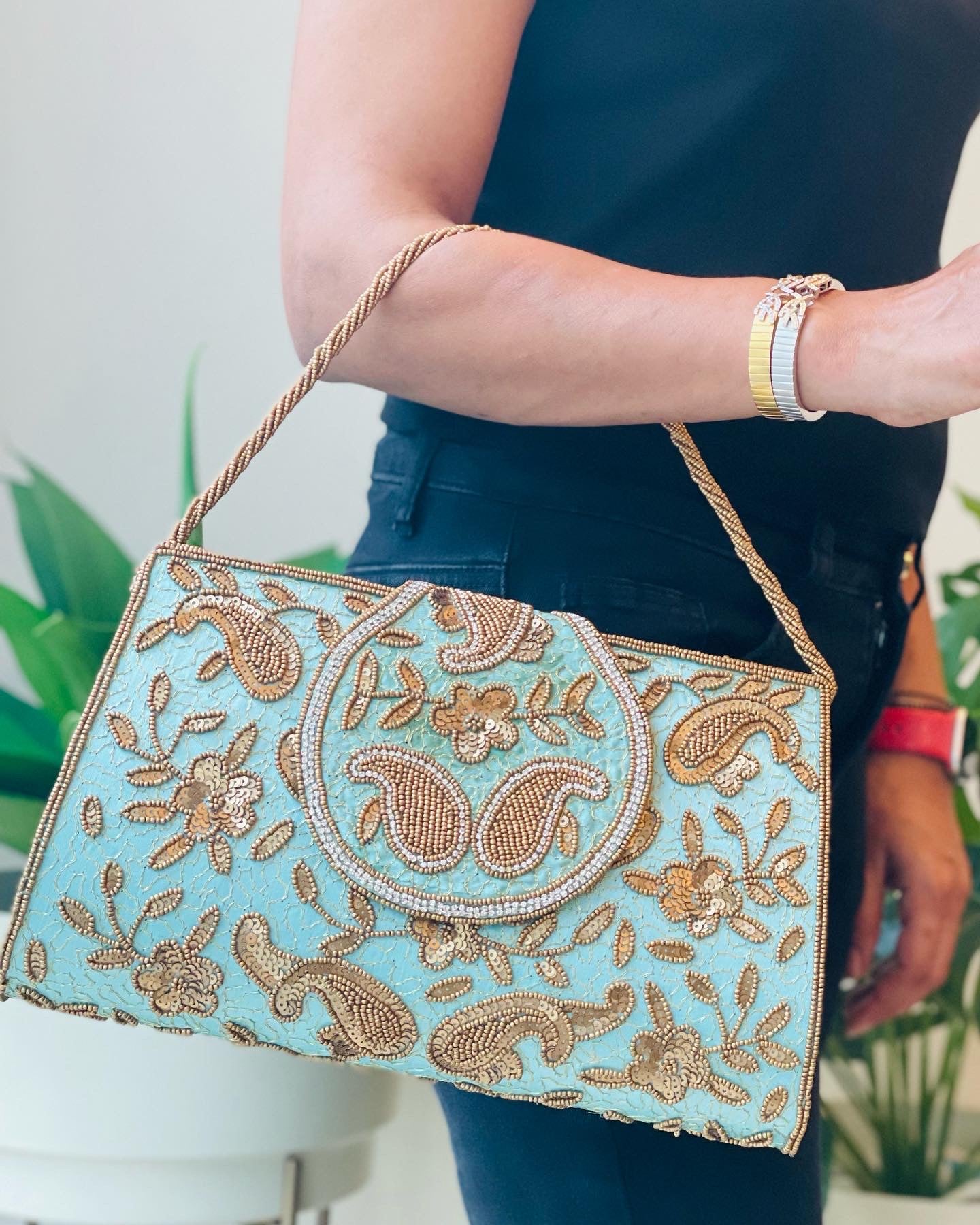 Paisley Drift (Turquoise Large)