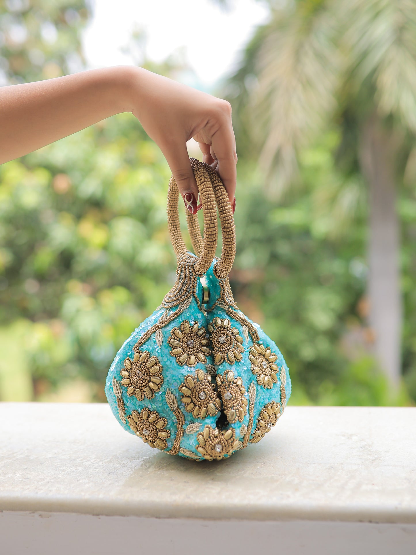 Turquoise Flora