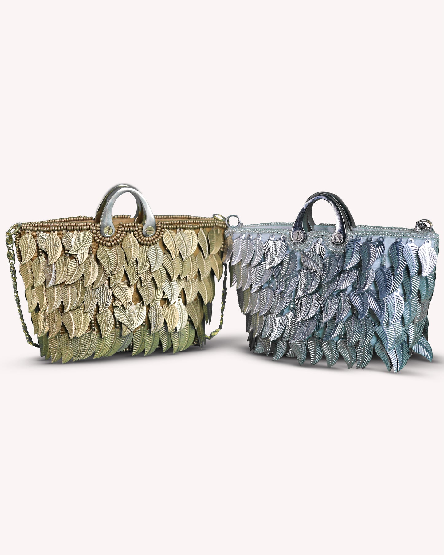 Silversheen Leaf Pouch