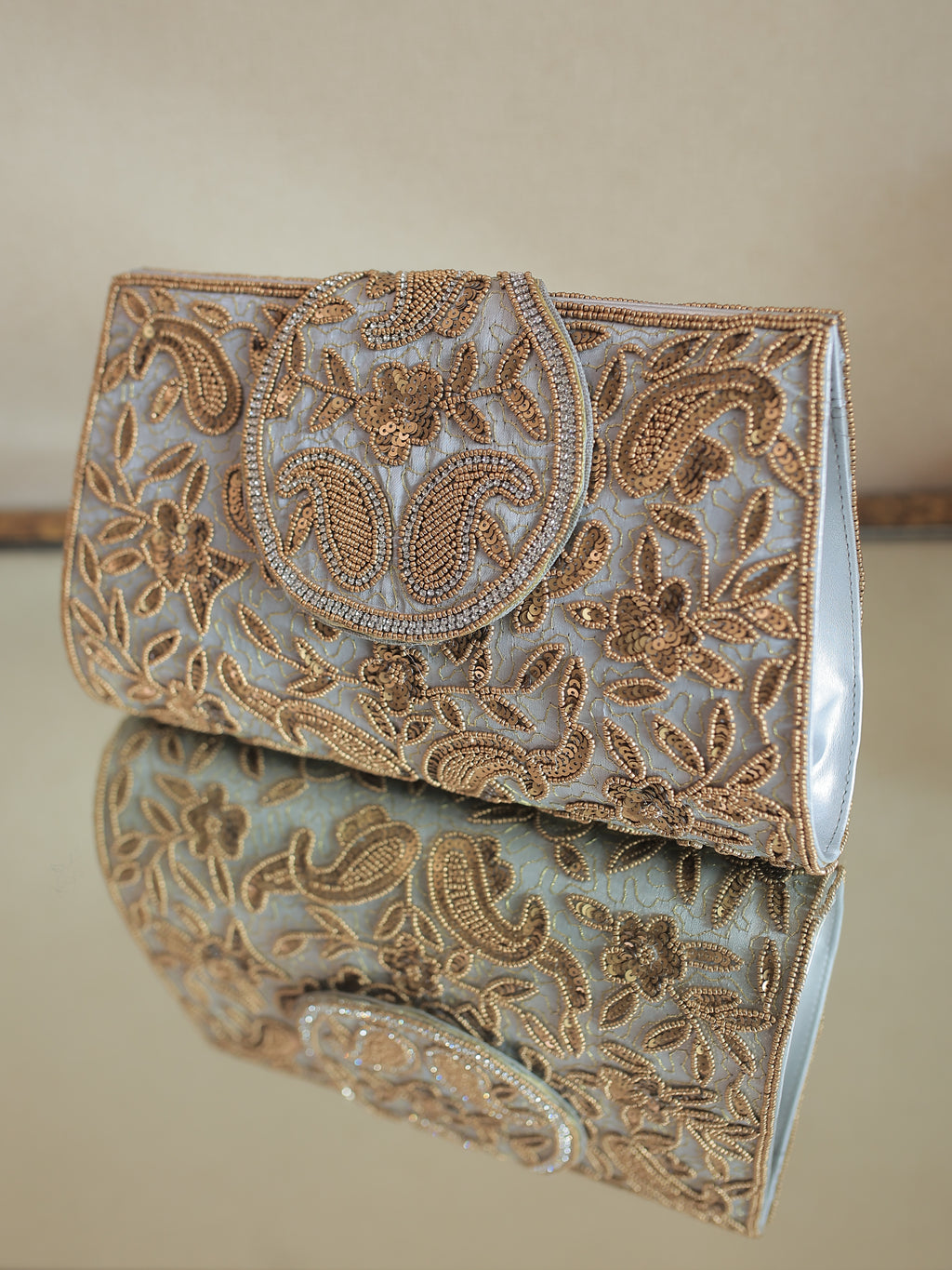 Paisley Drift (Grey Large)