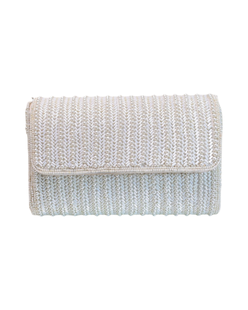 Bunai Clutch — Ivory