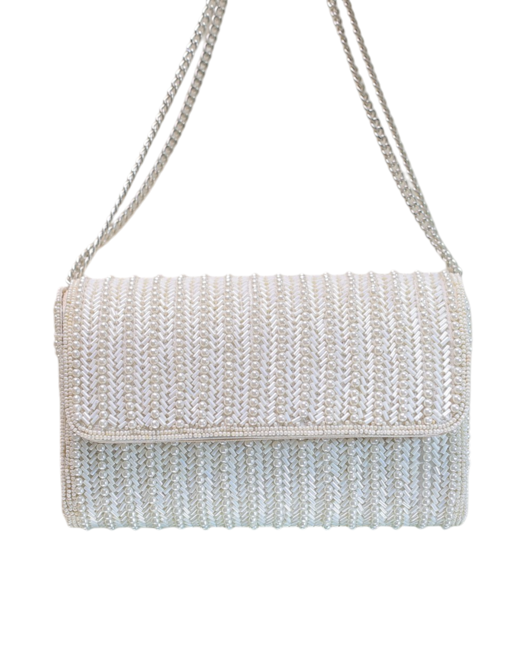 Bunai Clutch — Ivory