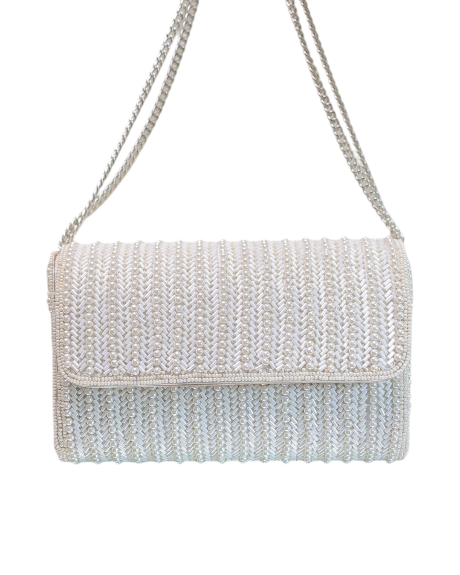 Bunai Clutch — Ivory