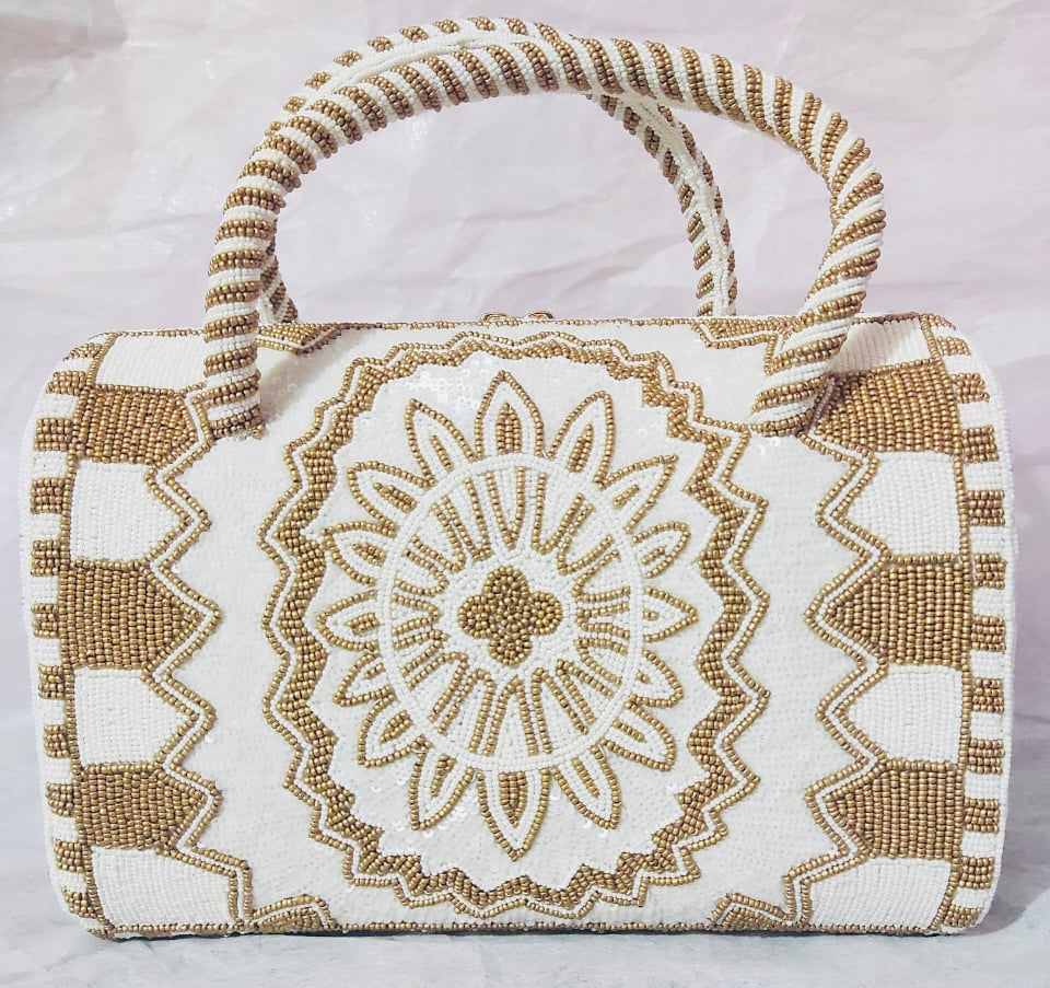 White and Gold Big Bag