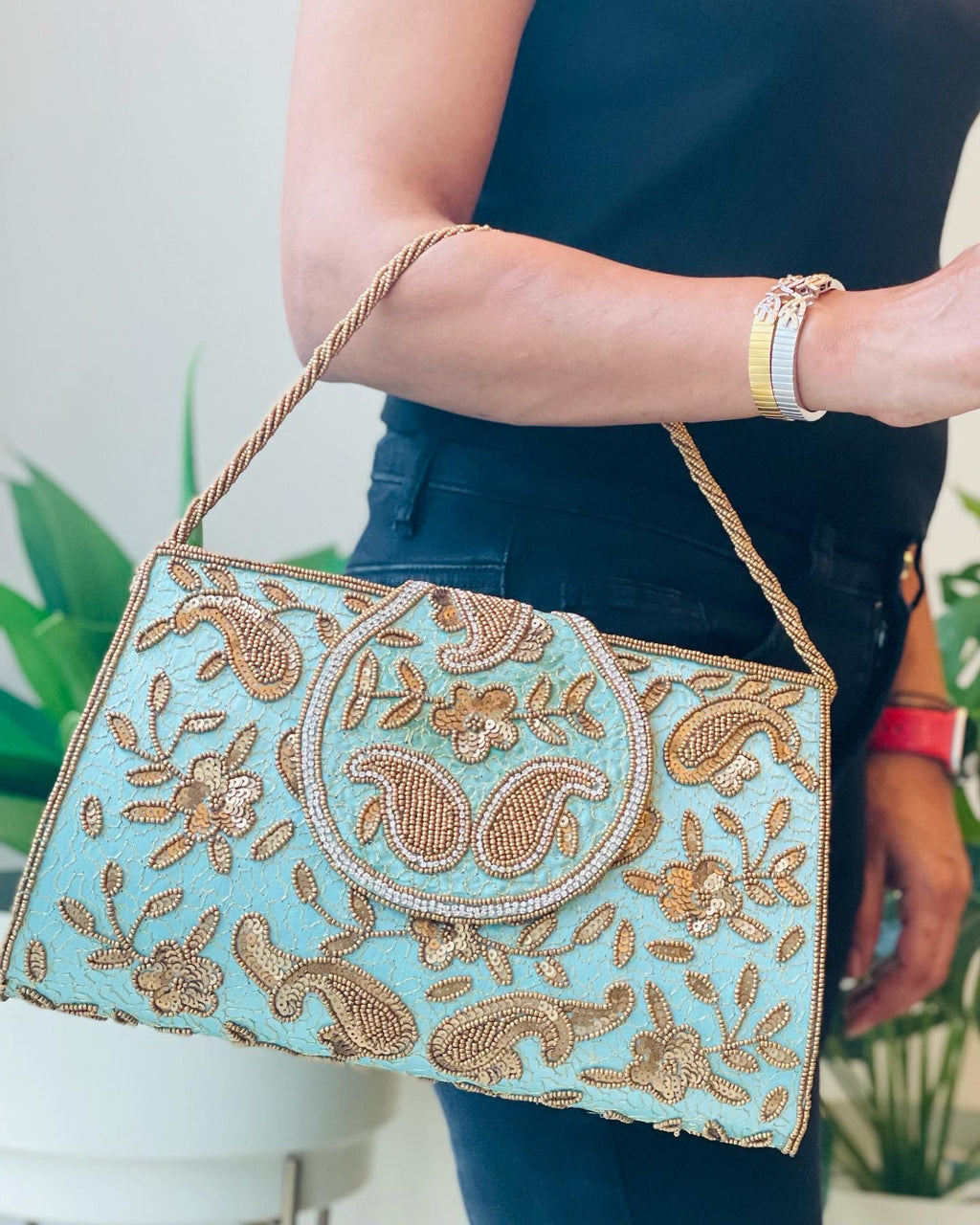 Paisley Drift (Turquoise Large)