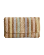 The Pastel Stripe Clutch