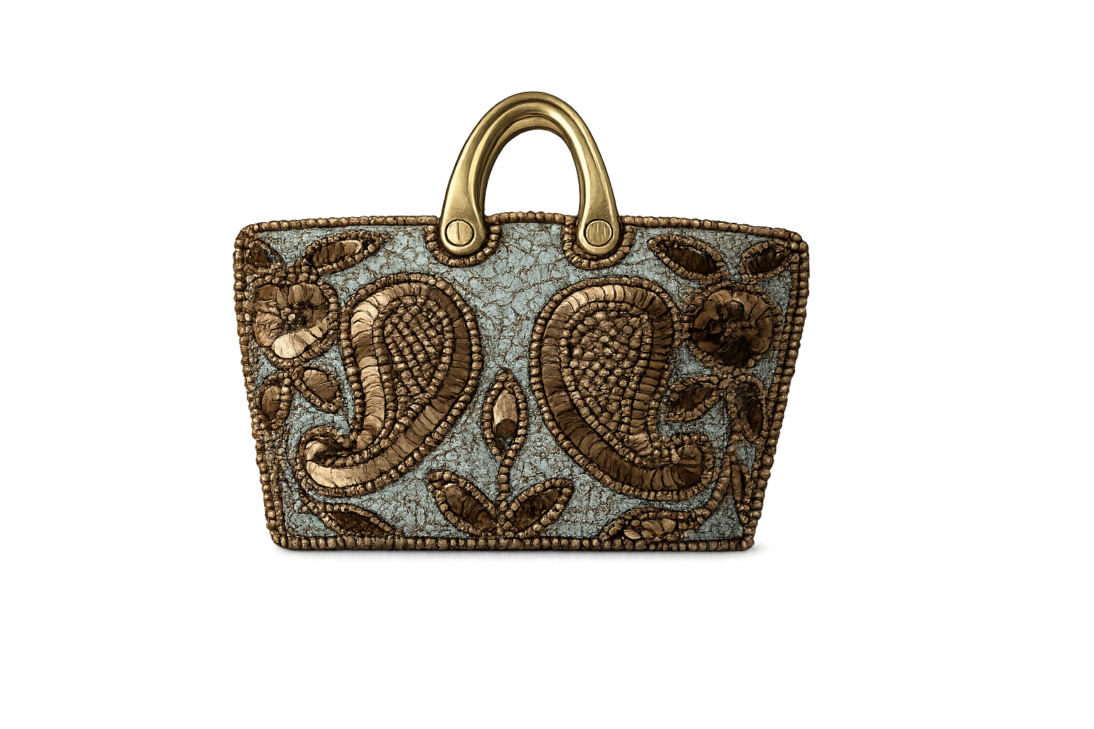 Light Blue Paisley Petite