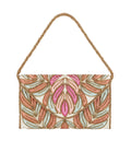 Copper Feather Clutch