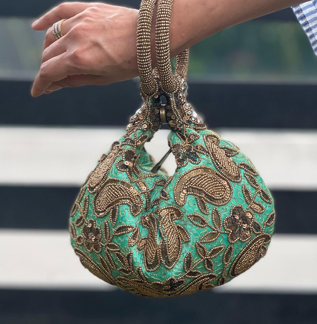 Mehfil Teal Potli