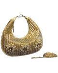Gold Half Moon Bag