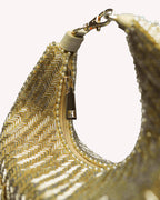 Gold Half Moon Bag