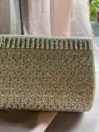 Silver Teardrop Clutch