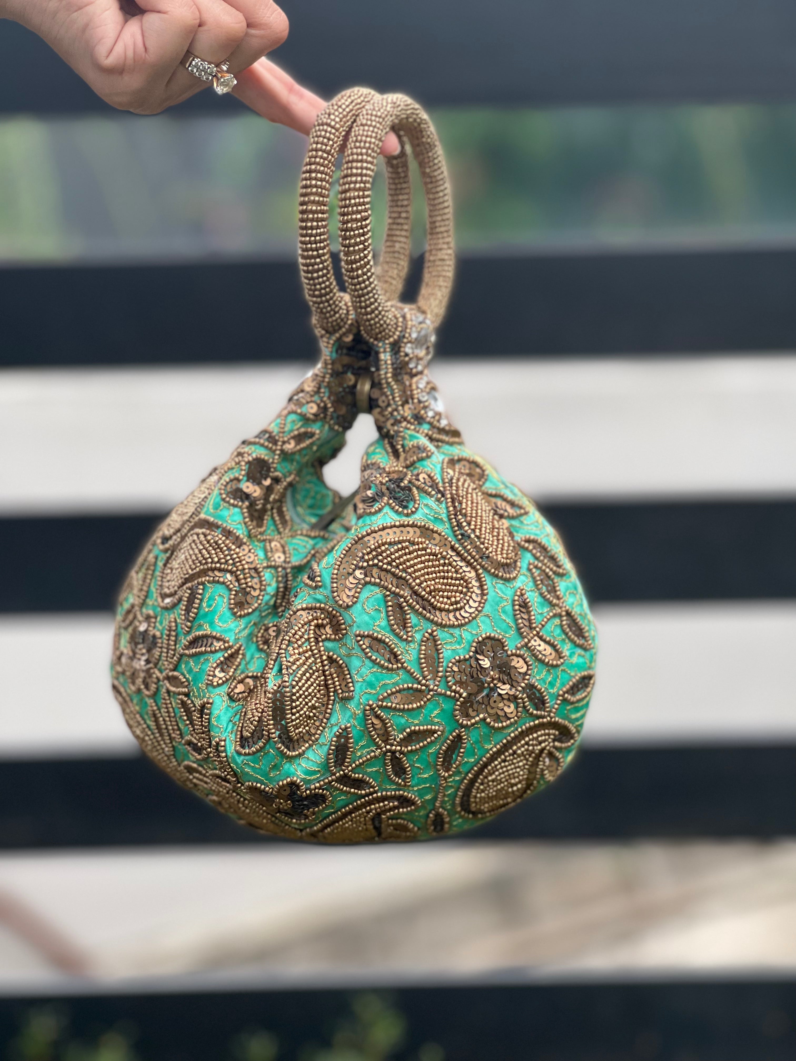 Mehfil Teal Potli