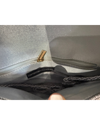 The Silver & Gold Scallop Clutch