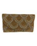 The Gold Scallop Clutch
