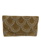 The Gold Scallop Clutch