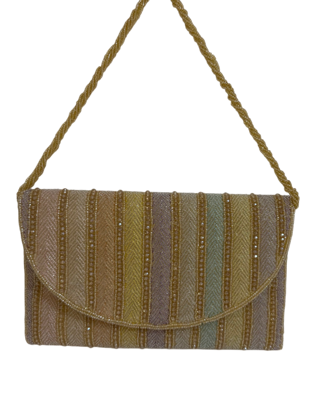 The Sunset Stripe Clutch