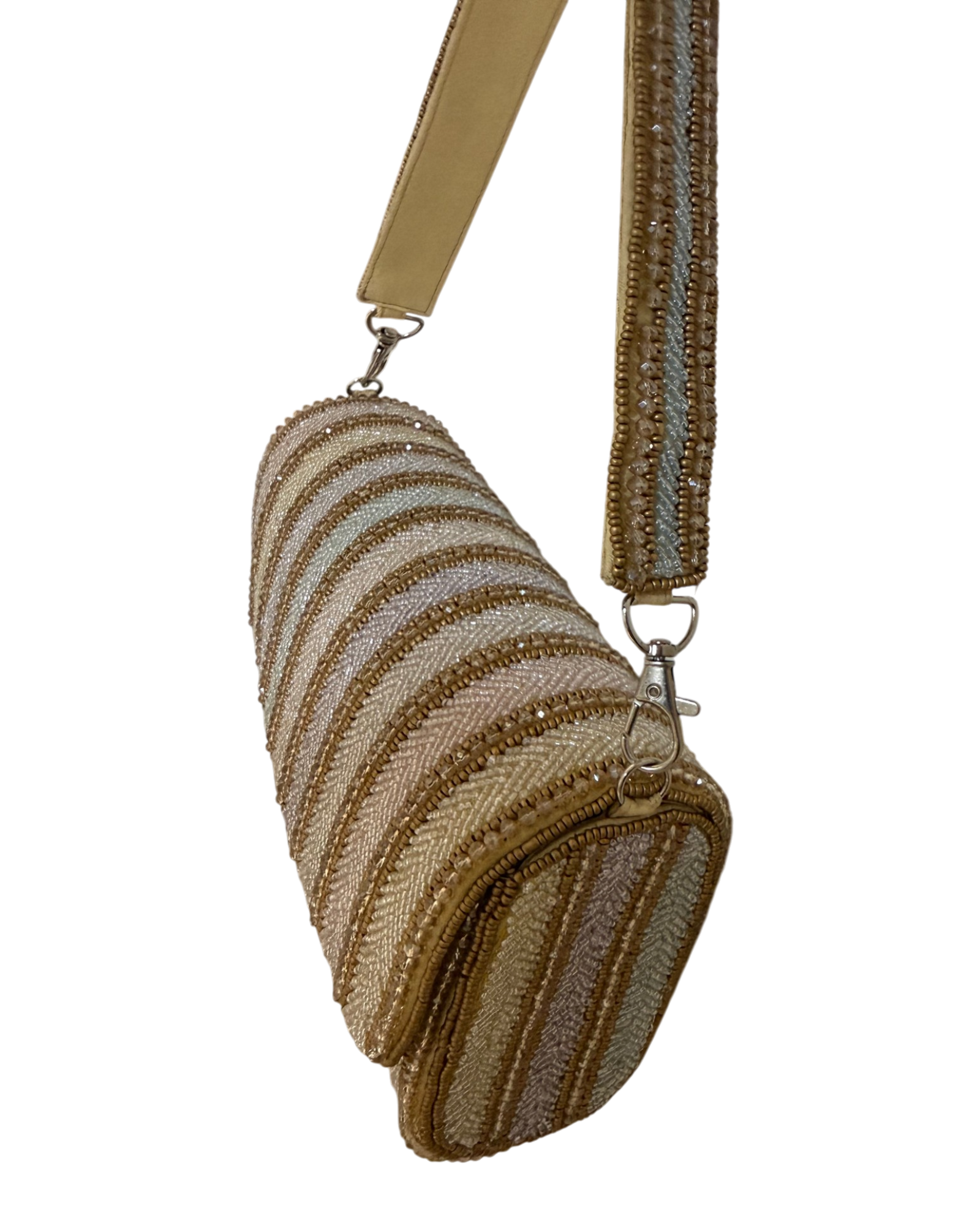 The Pastel Stripe Clutch