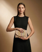 The Sunset Stripe Clutch