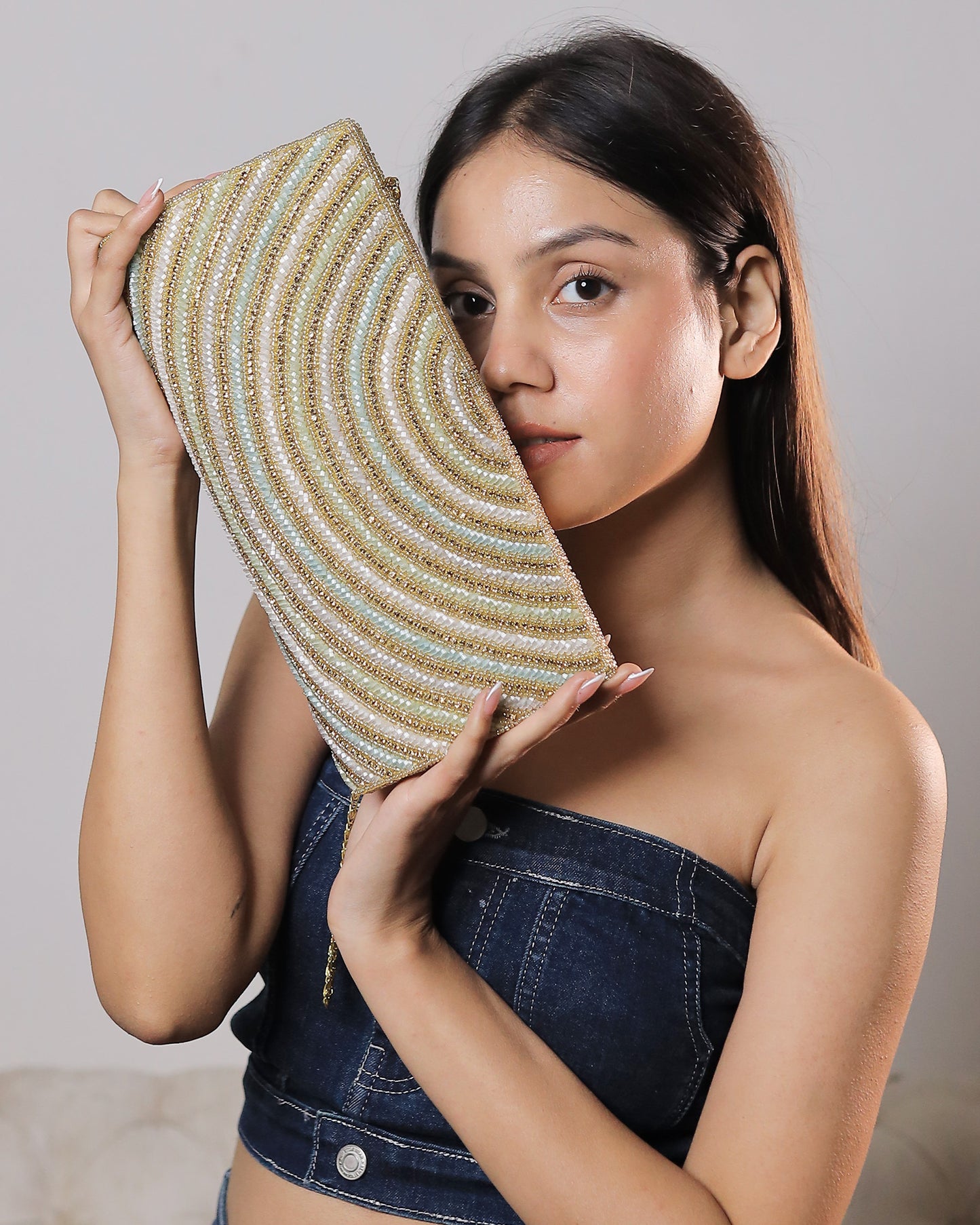 Mixed Media Clutch