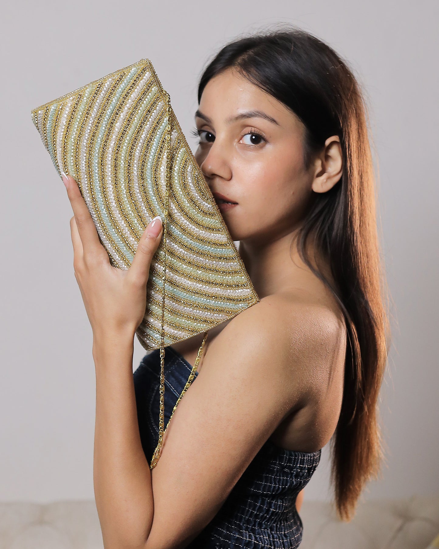 Mixed Media Clutch