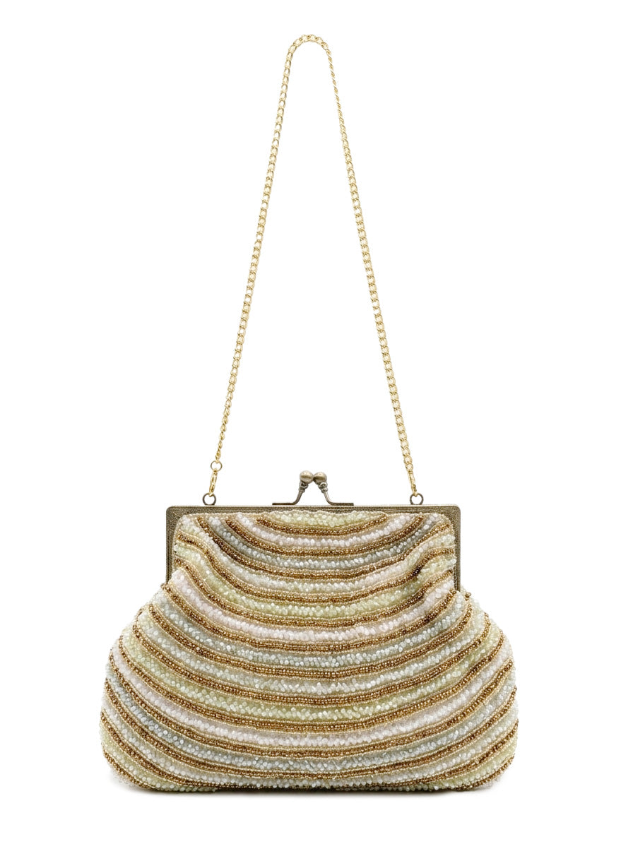 Moonstone Ruche Bag