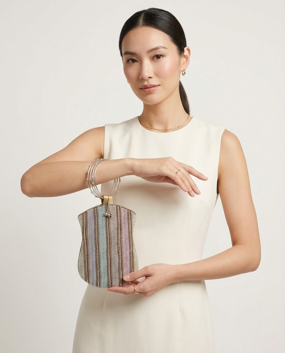 Pastel Herringbone Bangle Mobile
