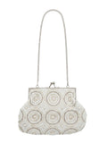 Pearl Rosette Clutch