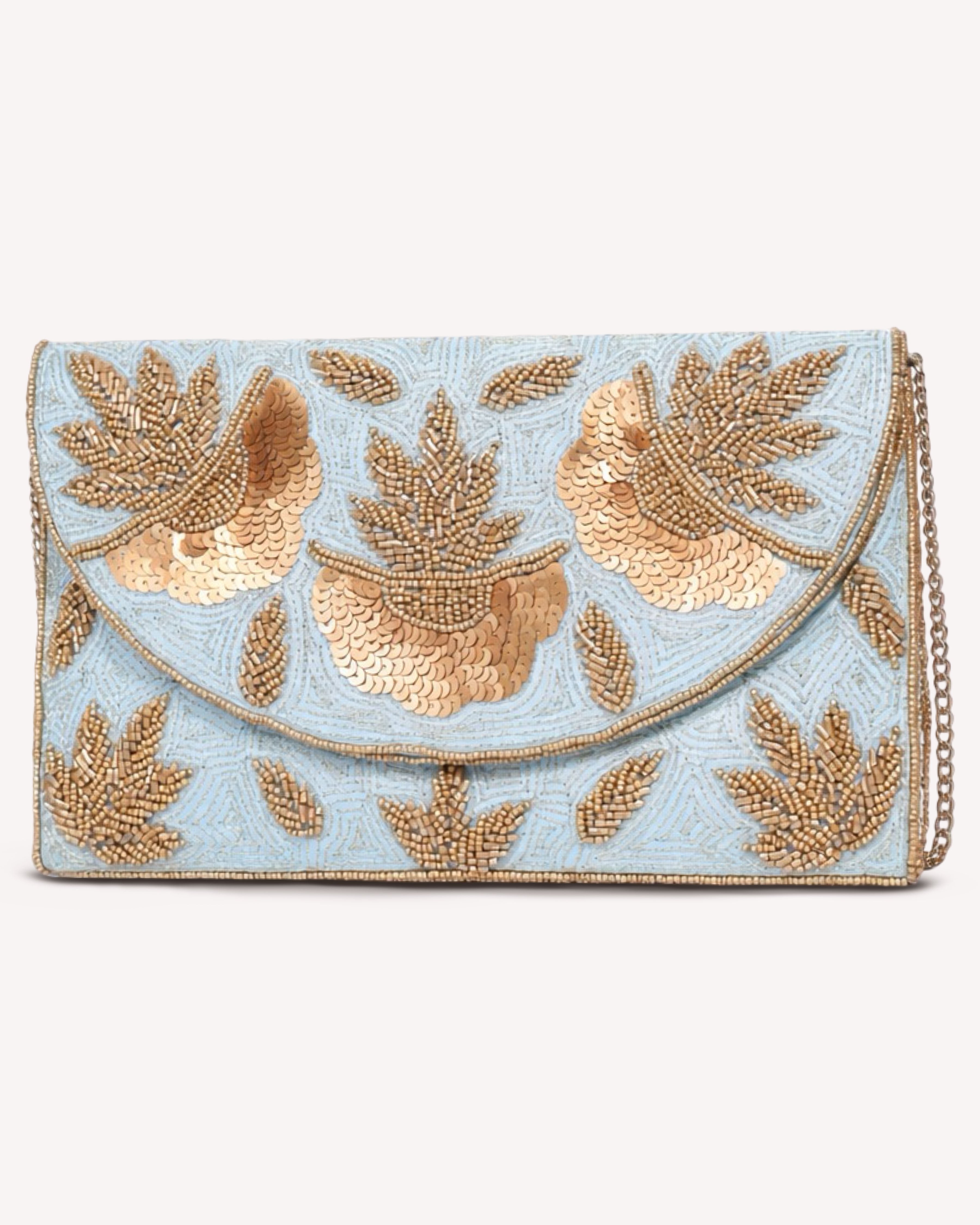 Suhana Neel Beaded Clutch