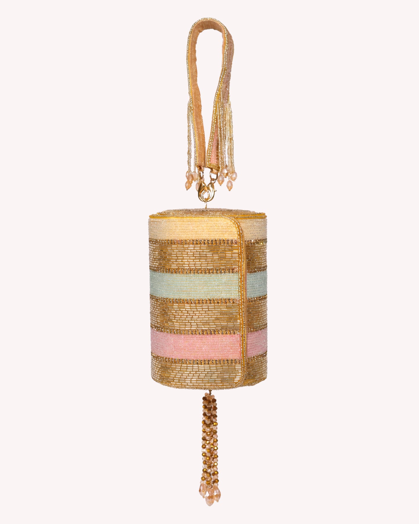 Aura Woven Cylinder Bag