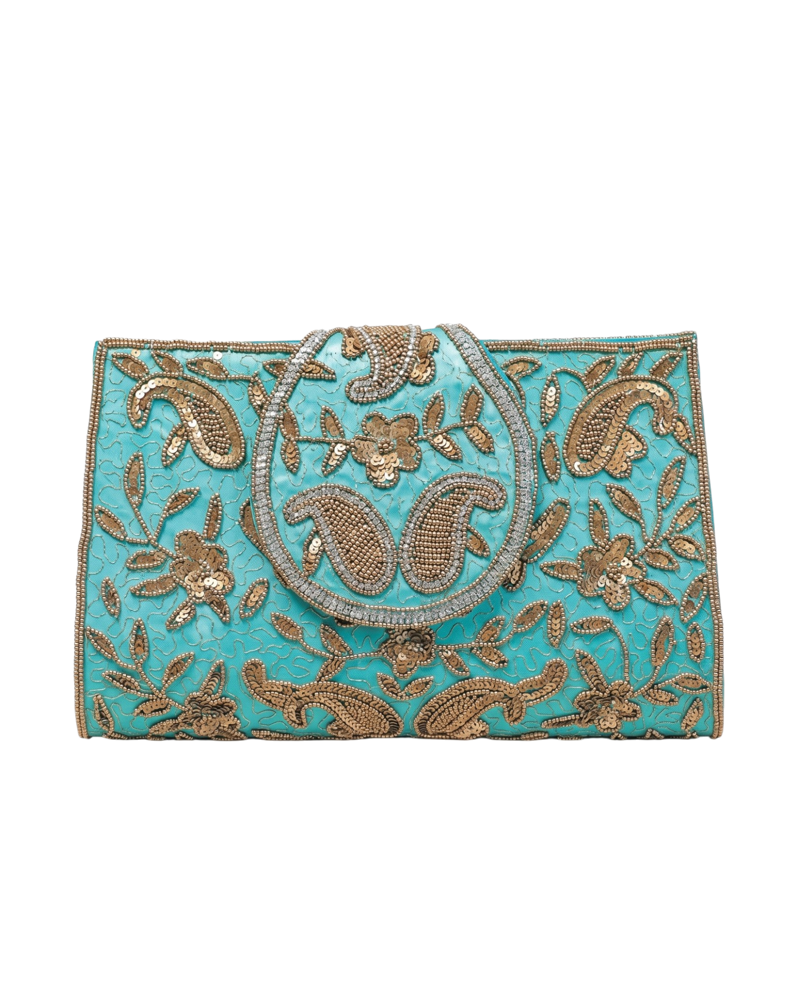 Paisley Drift (Turquoise Large)