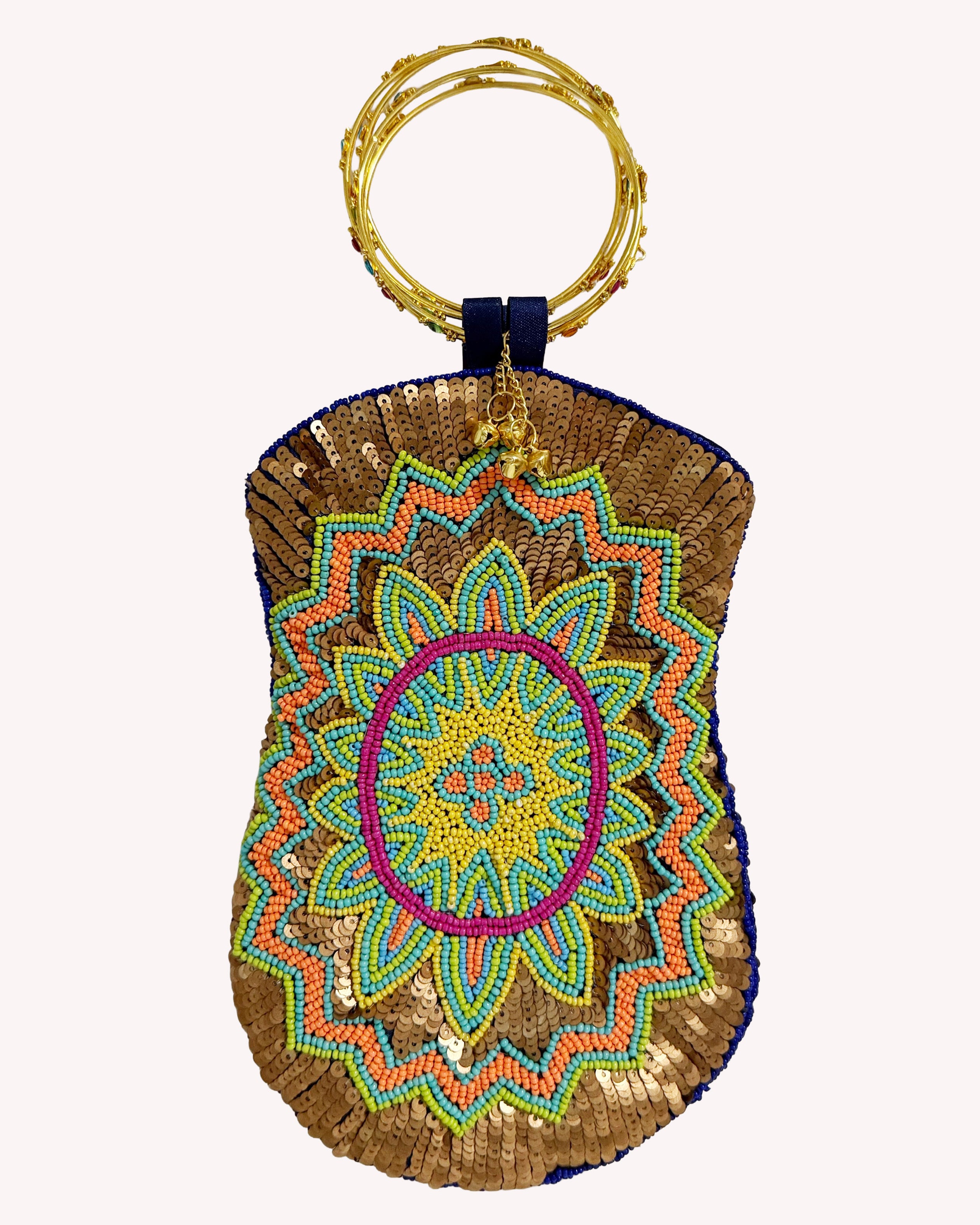 Mandala Radiance Bangle Bag