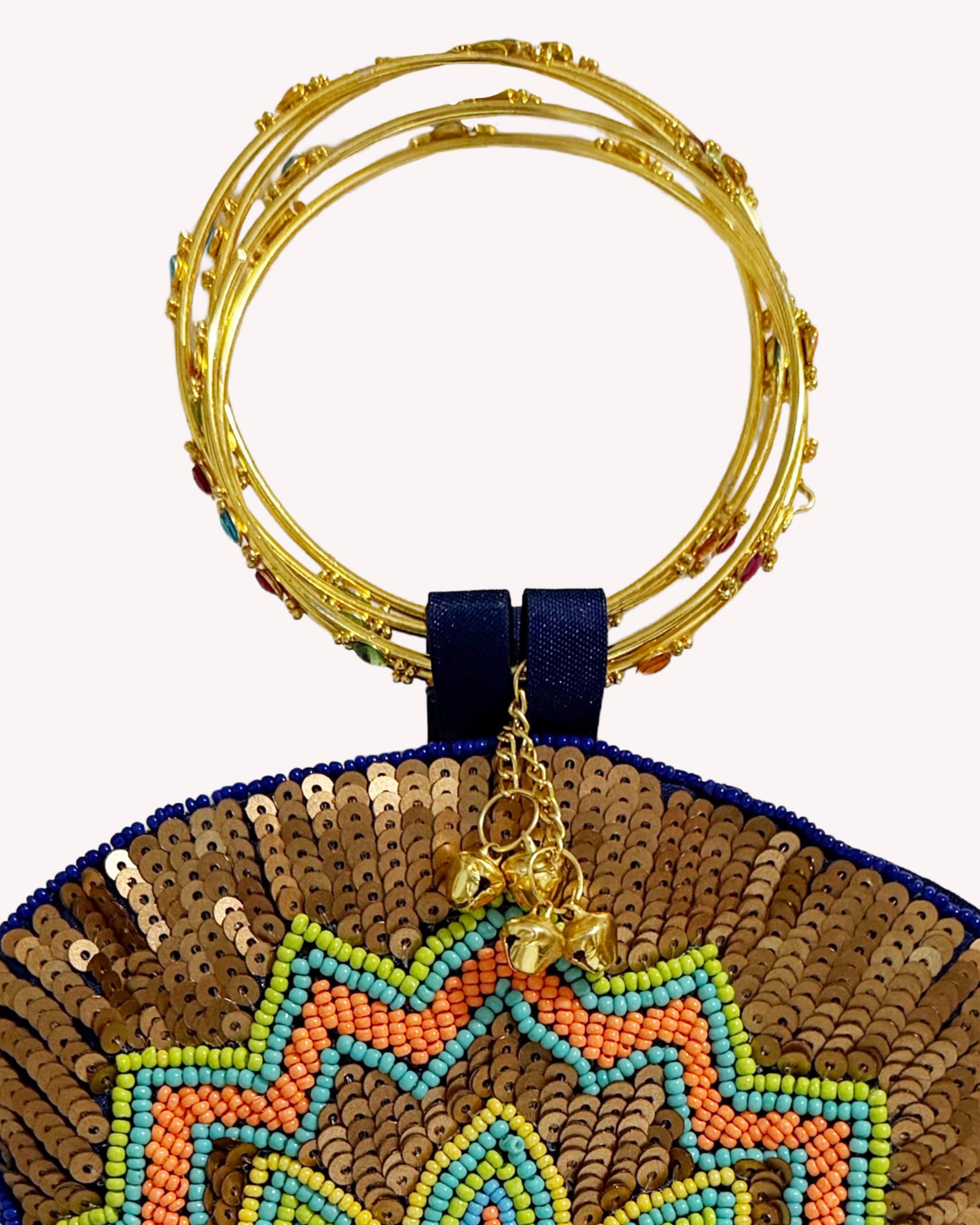 Mandala Radiance Bangle Bag