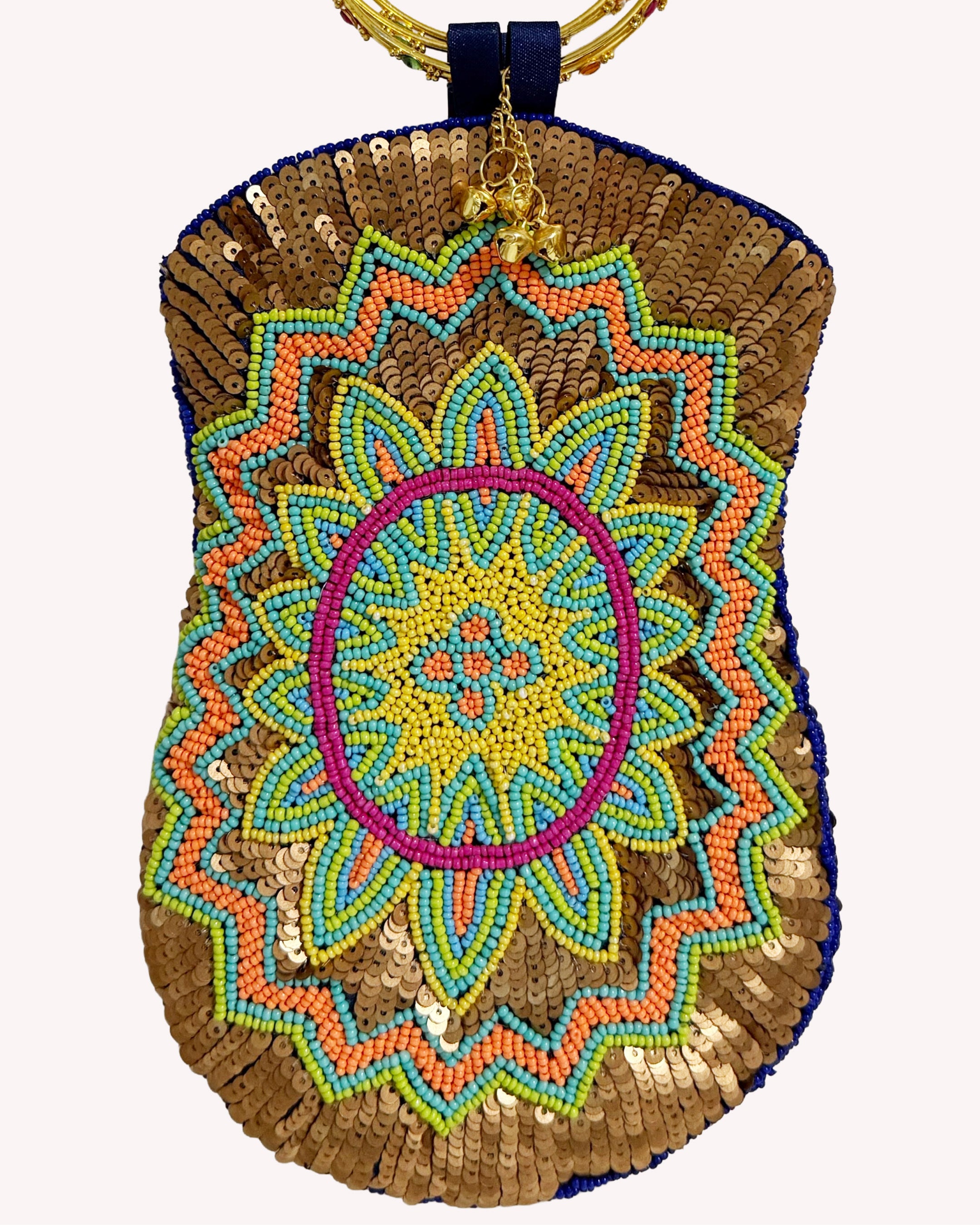 Mandala Radiance Bangle Bag
