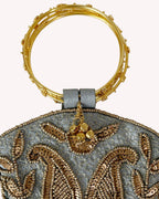Grey Copper Paisley