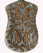 Grey Copper Paisley