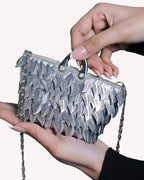 Silversheen Leaf Pouch
