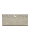 Silver Teardrop Clutch
