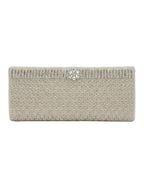 Silver Teardrop Clutch