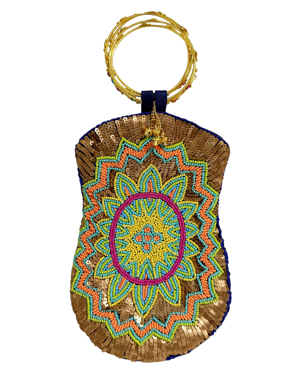 Mandala Radiance Bangle Bag