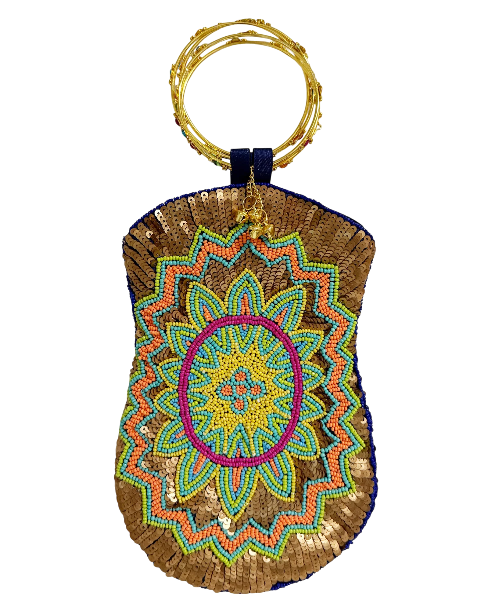 Mandala Radiance Bangle Bag